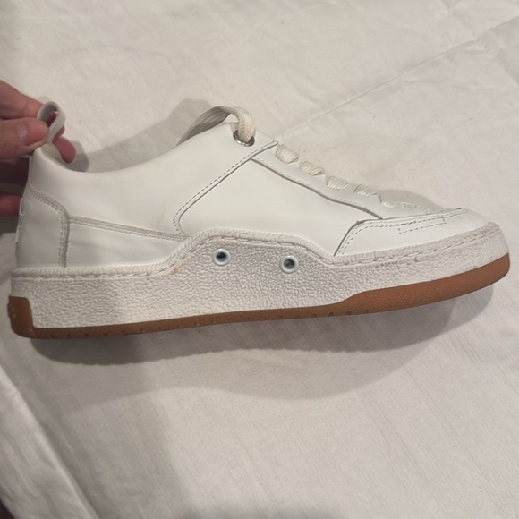 Golden Goose White Leather Sneakers with Gum Sole - Picture 3 of 6